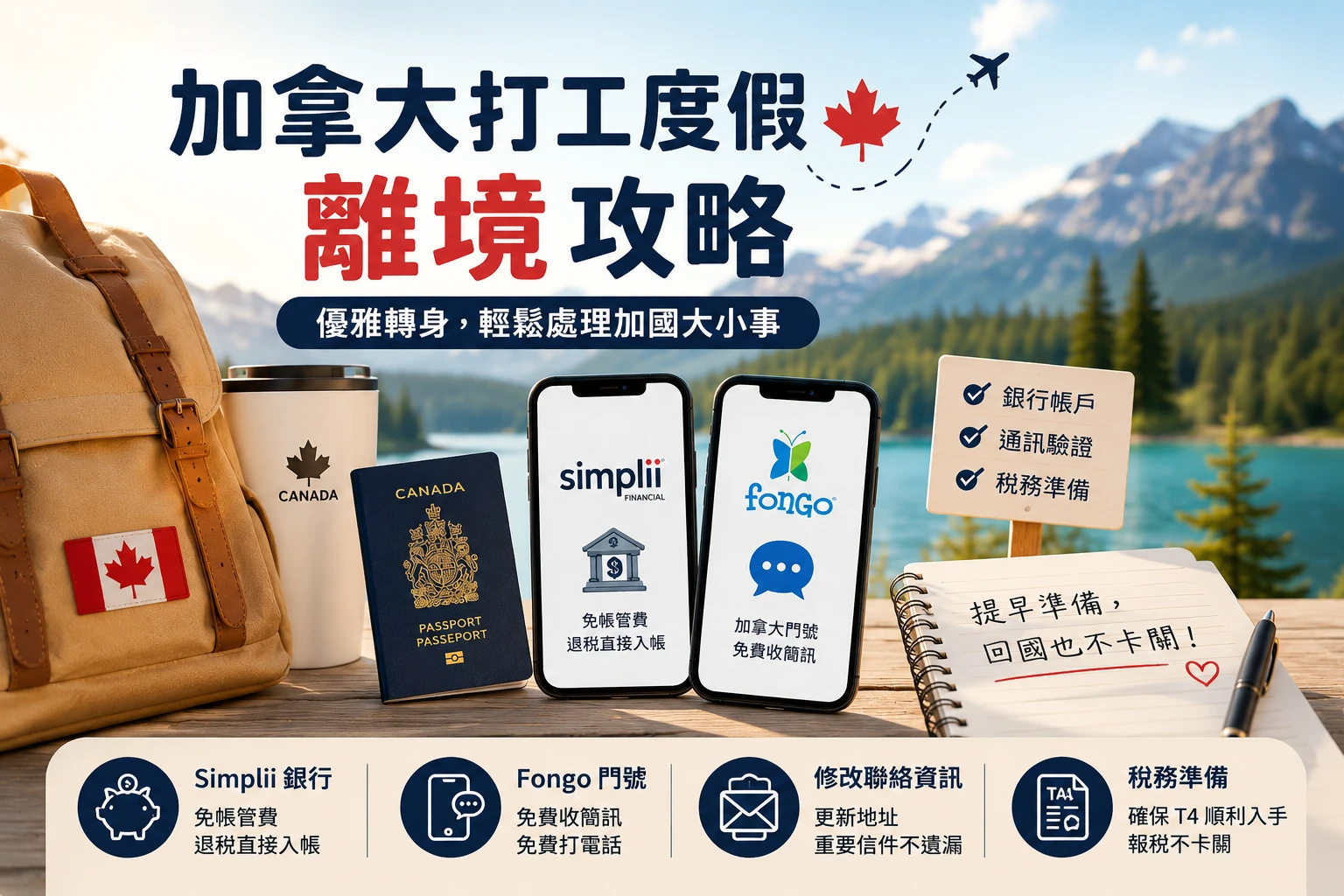 Simplii 銀行與 Fongo 免費門號